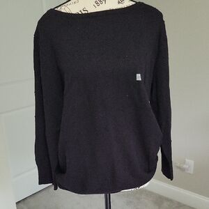 Classic Black Crew Neck Sweater